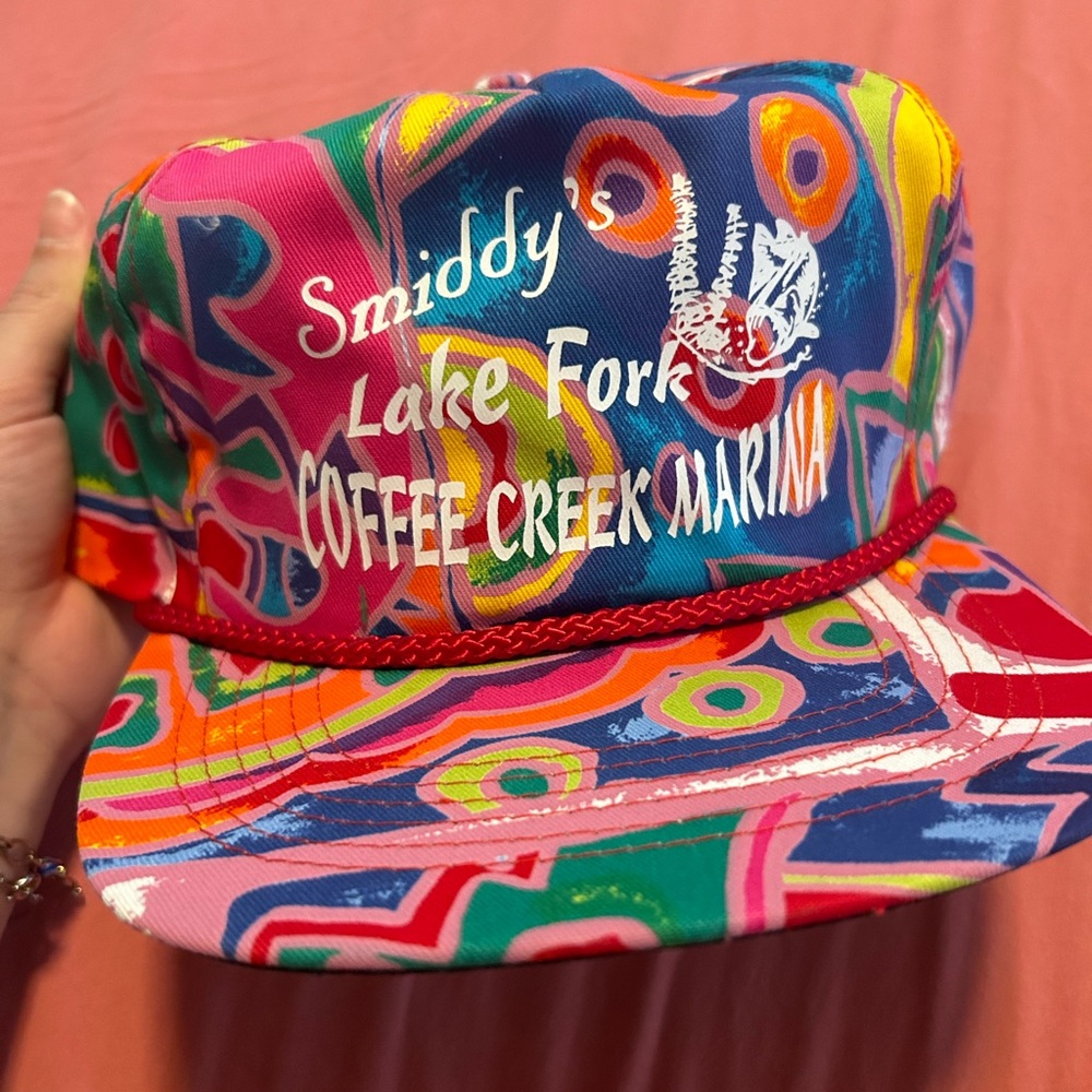 Vintage 80s style rip brim SnapBack